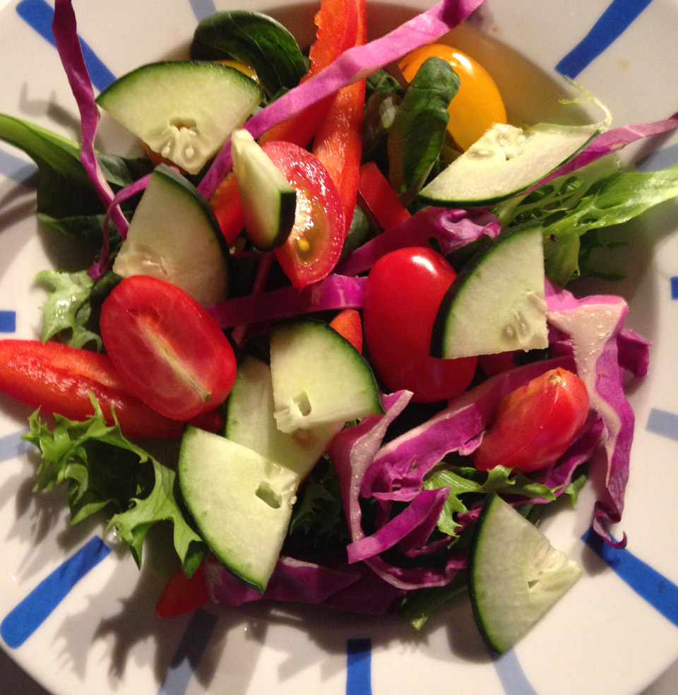 Salad: 100% market fresh