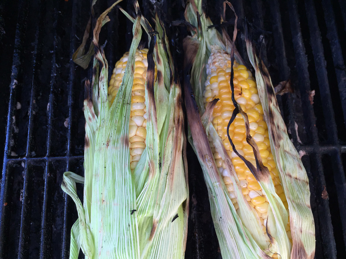 Not only smoky, the sweetness really came through on the grilled corn too.